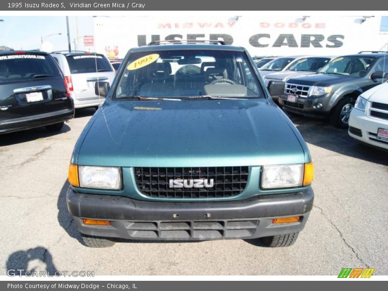 Viridian Green Mica / Gray 1995 Isuzu Rodeo S