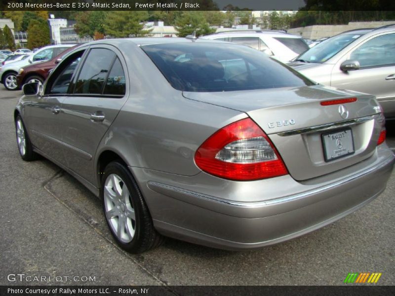 Pewter Metallic / Black 2008 Mercedes-Benz E 350 4Matic Sedan