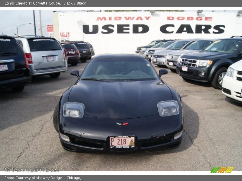 Black / Black 1998 Chevrolet Corvette Coupe