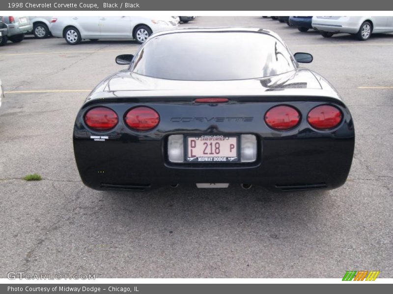 Black / Black 1998 Chevrolet Corvette Coupe