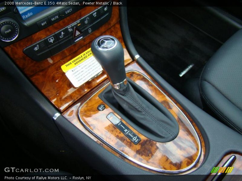Pewter Metallic / Black 2008 Mercedes-Benz E 350 4Matic Sedan