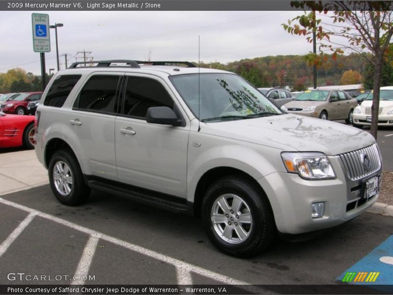 Light Sage Metallic / Stone 2009 Mercury Mariner V6