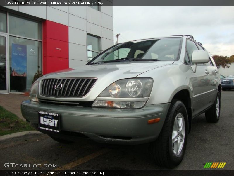 Millenium Silver Metallic / Gray 1999 Lexus RX 300 AWD
