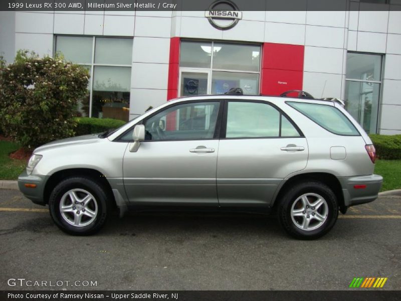 Millenium Silver Metallic / Gray 1999 Lexus RX 300 AWD
