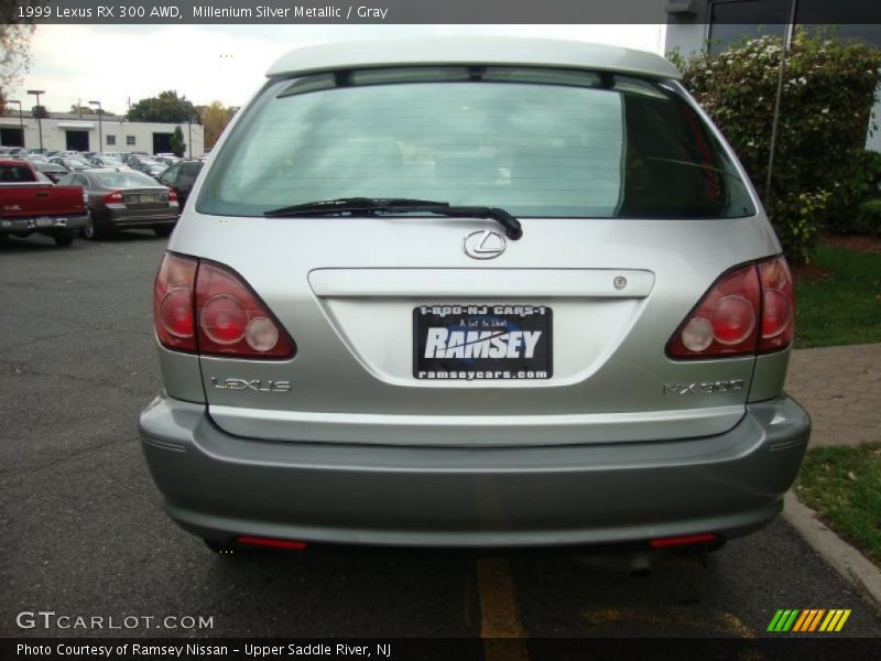 Millenium Silver Metallic / Gray 1999 Lexus RX 300 AWD
