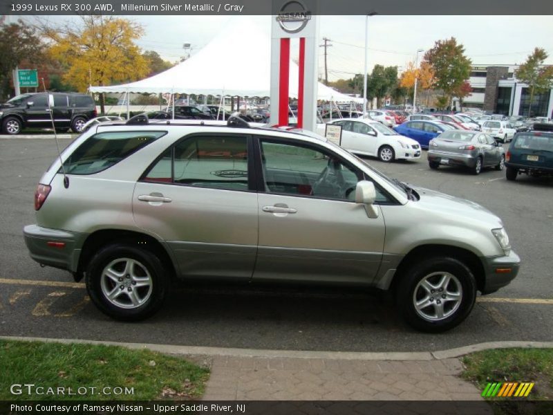 Millenium Silver Metallic / Gray 1999 Lexus RX 300 AWD