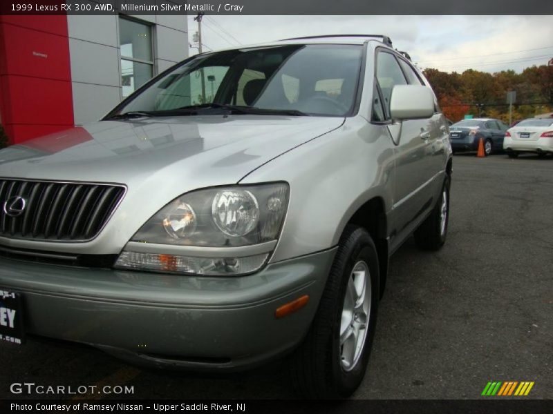 Millenium Silver Metallic / Gray 1999 Lexus RX 300 AWD