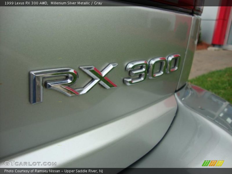 Millenium Silver Metallic / Gray 1999 Lexus RX 300 AWD
