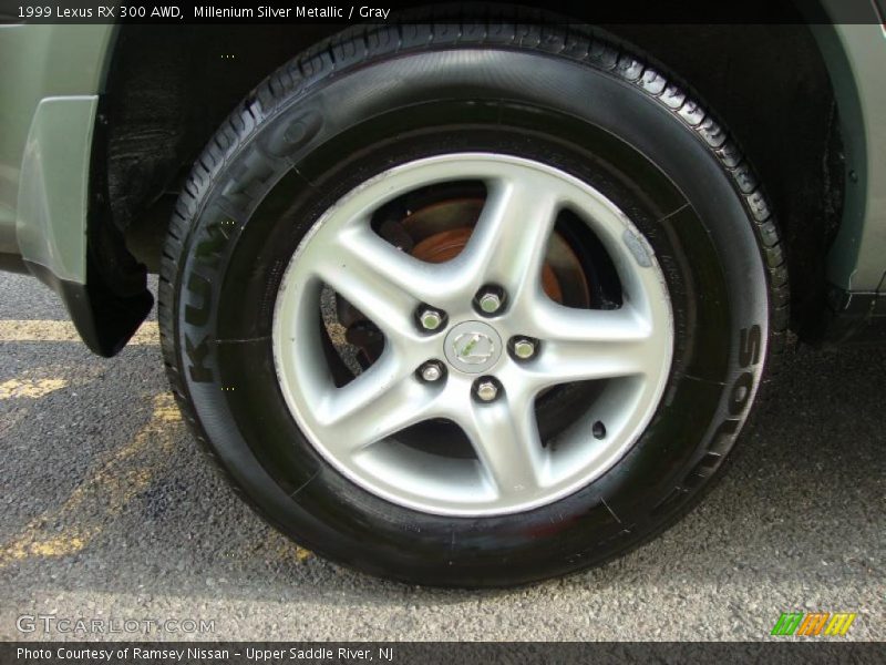 Millenium Silver Metallic / Gray 1999 Lexus RX 300 AWD