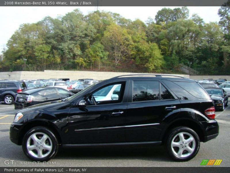 Black / Black 2008 Mercedes-Benz ML 350 4Matic