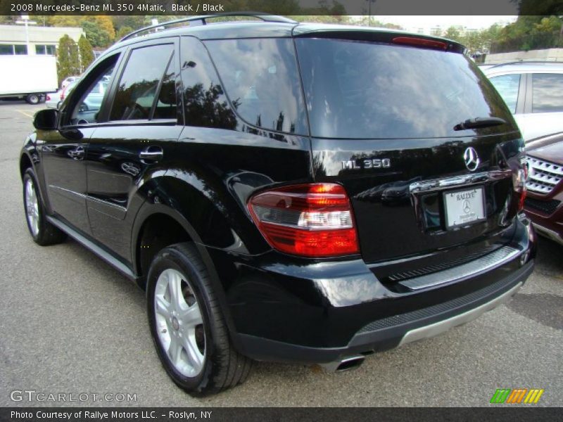 Black / Black 2008 Mercedes-Benz ML 350 4Matic