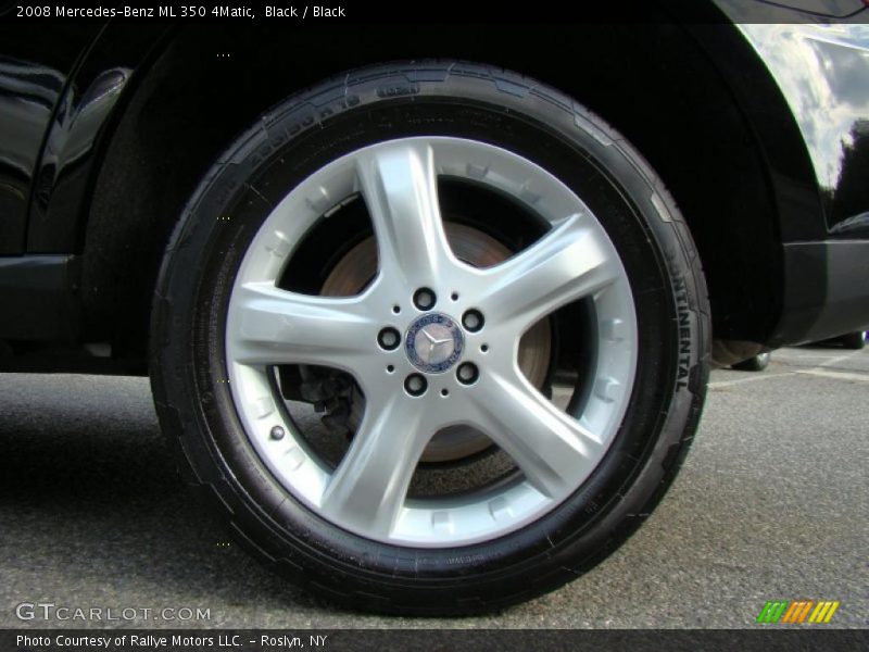 Black / Black 2008 Mercedes-Benz ML 350 4Matic