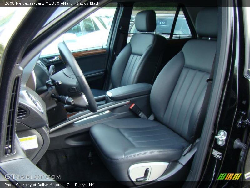 Black / Black 2008 Mercedes-Benz ML 350 4Matic