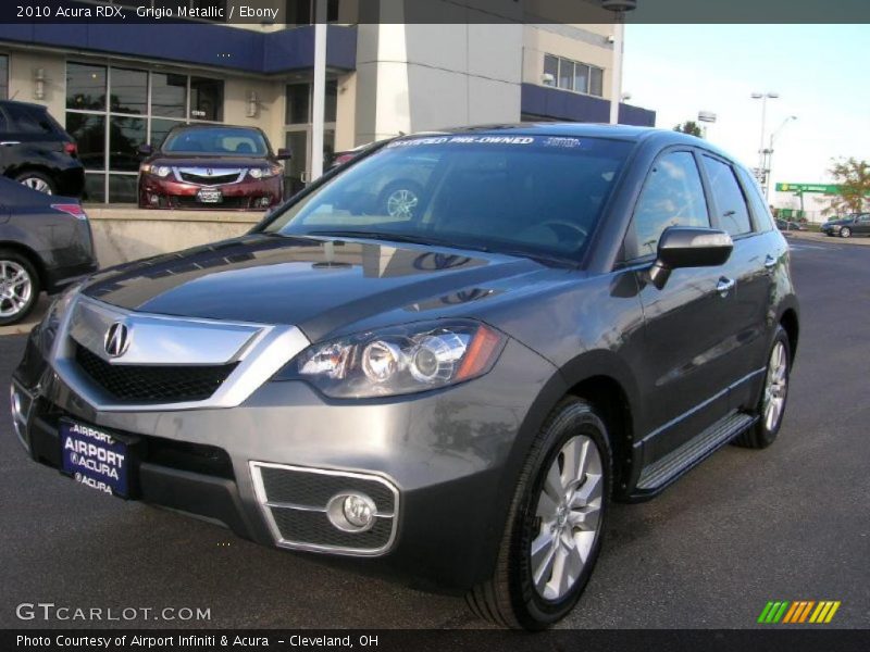 Grigio Metallic / Ebony 2010 Acura RDX