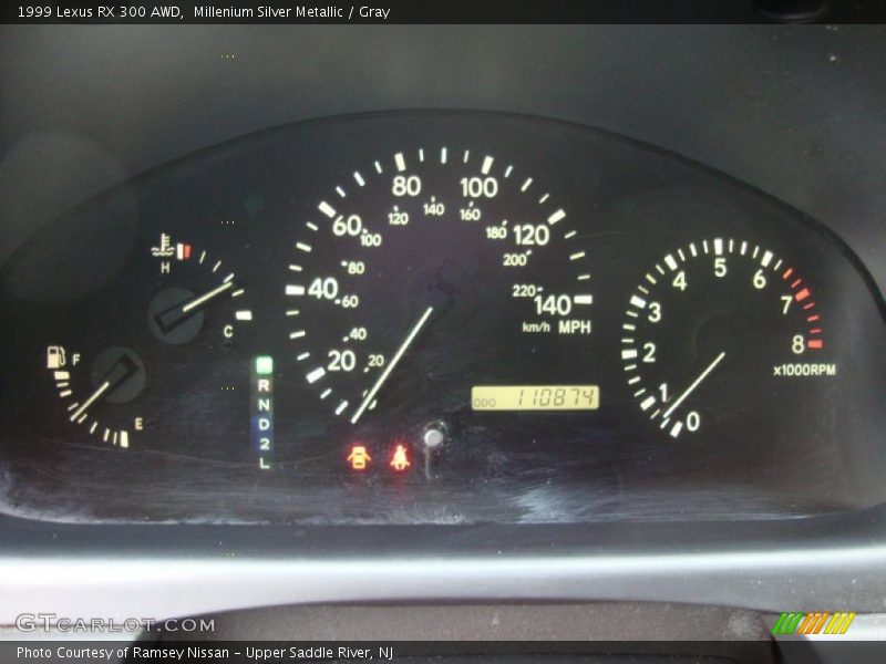Millenium Silver Metallic / Gray 1999 Lexus RX 300 AWD
