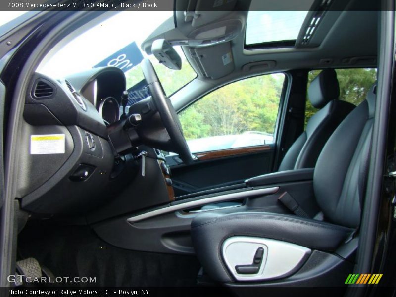 Black / Black 2008 Mercedes-Benz ML 350 4Matic