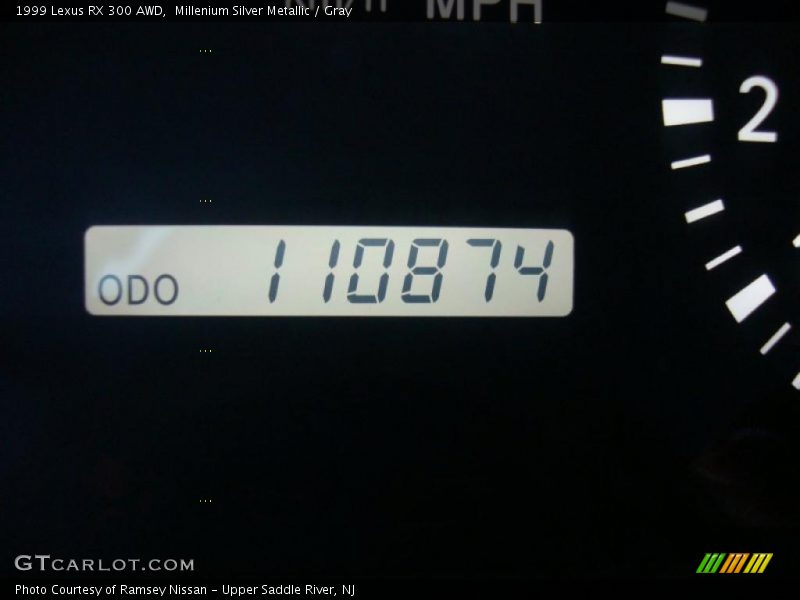 Millenium Silver Metallic / Gray 1999 Lexus RX 300 AWD