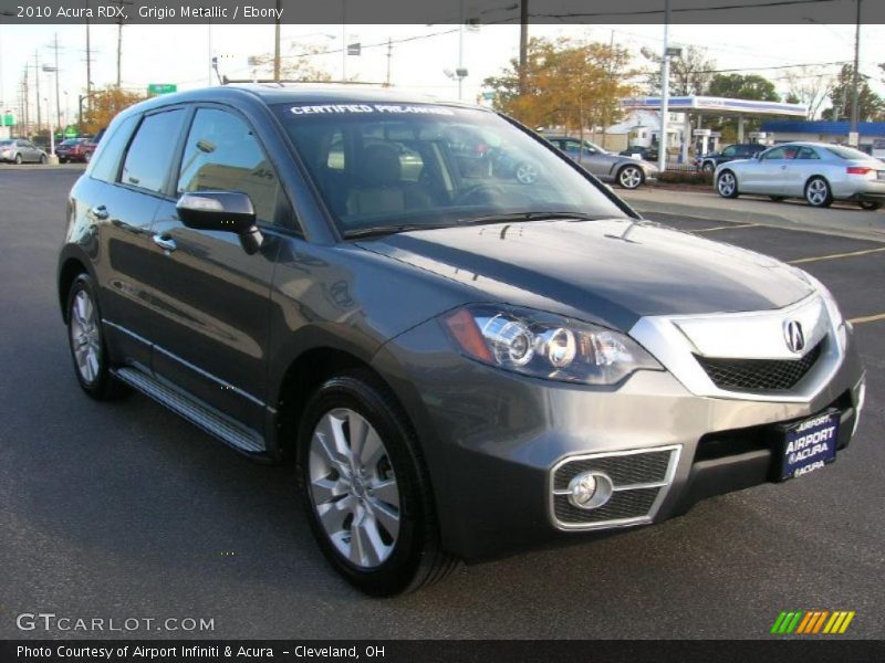 Grigio Metallic / Ebony 2010 Acura RDX