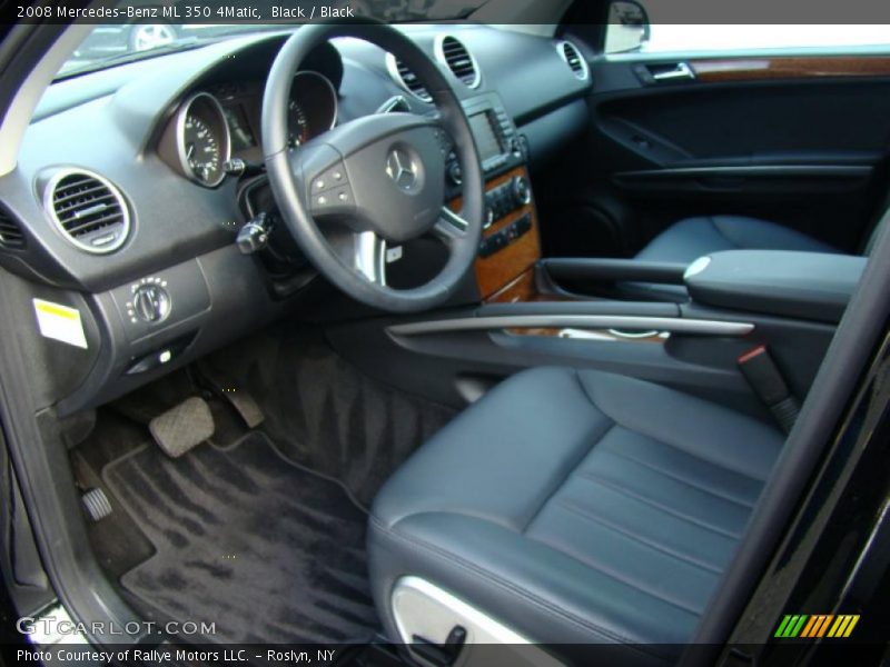 Black / Black 2008 Mercedes-Benz ML 350 4Matic