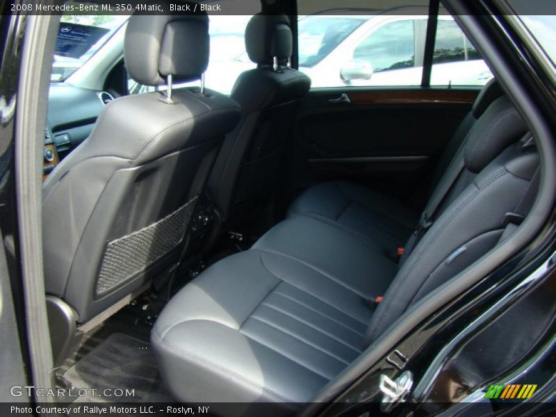 Black / Black 2008 Mercedes-Benz ML 350 4Matic