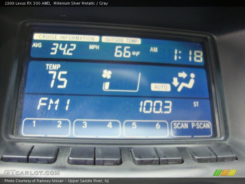 Millenium Silver Metallic / Gray 1999 Lexus RX 300 AWD