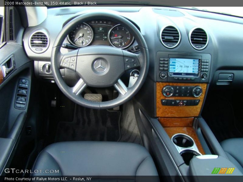 Black / Black 2008 Mercedes-Benz ML 350 4Matic