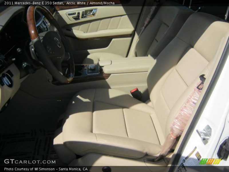 Arctic White / Almond/Mocha 2011 Mercedes-Benz E 350 Sedan