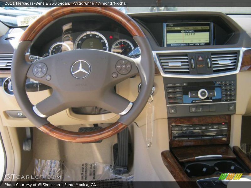 Arctic White / Almond/Mocha 2011 Mercedes-Benz E 350 Sedan