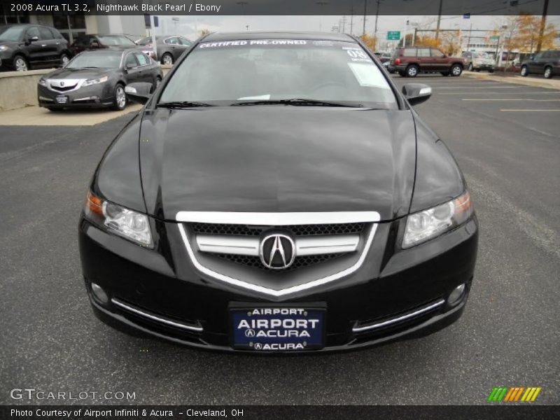 Nighthawk Black Pearl / Ebony 2008 Acura TL 3.2