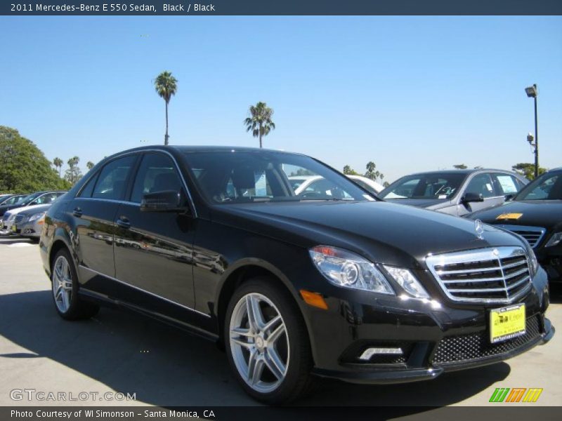  2011 E 550 Sedan Black