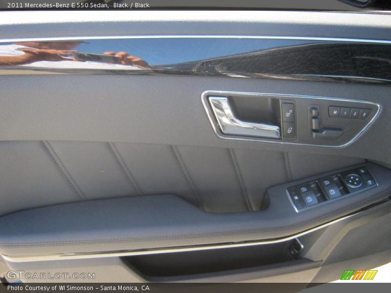 Black / Black 2011 Mercedes-Benz E 550 Sedan