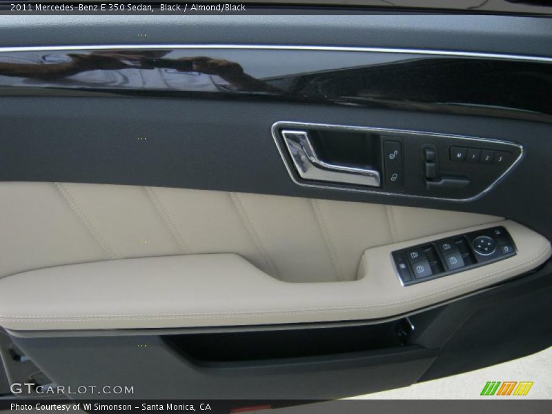 Black / Almond/Black 2011 Mercedes-Benz E 350 Sedan