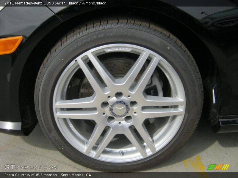 Black / Almond/Black 2011 Mercedes-Benz E 350 Sedan