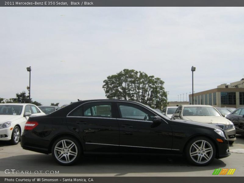 Black / Black 2011 Mercedes-Benz E 350 Sedan