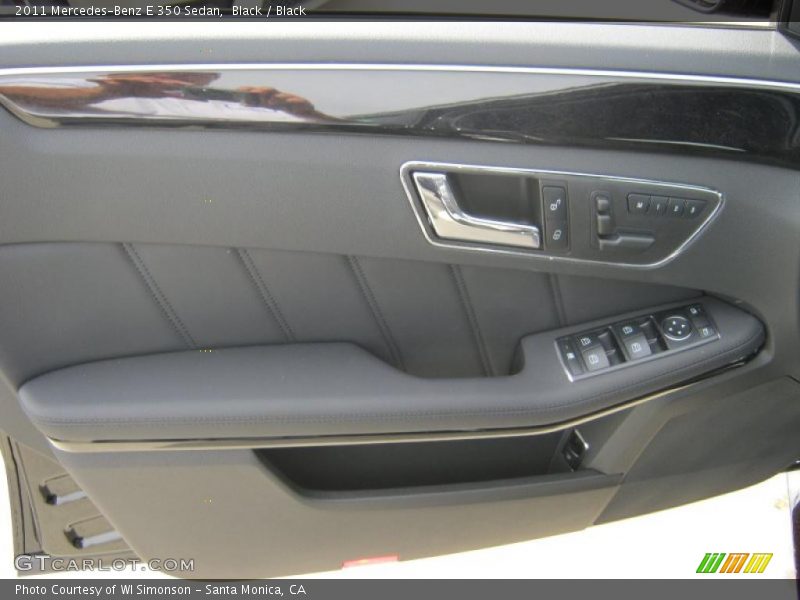 Black / Black 2011 Mercedes-Benz E 350 Sedan