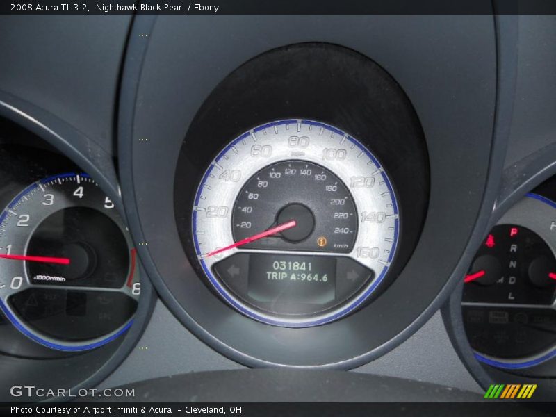 Nighthawk Black Pearl / Ebony 2008 Acura TL 3.2