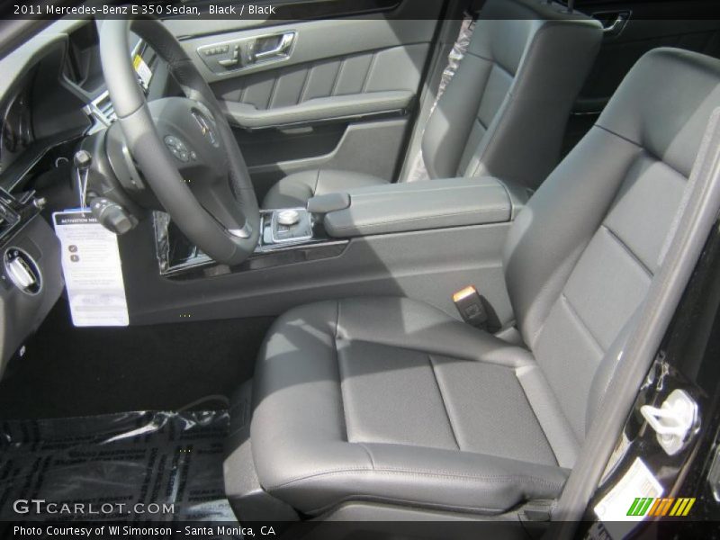 Black / Black 2011 Mercedes-Benz E 350 Sedan