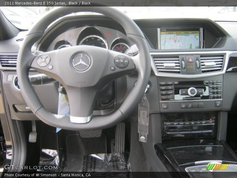 Black / Black 2011 Mercedes-Benz E 350 Sedan
