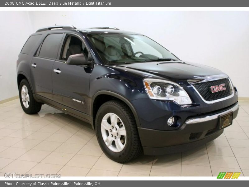 Deep Blue Metallic / Light Titanium 2008 GMC Acadia SLE