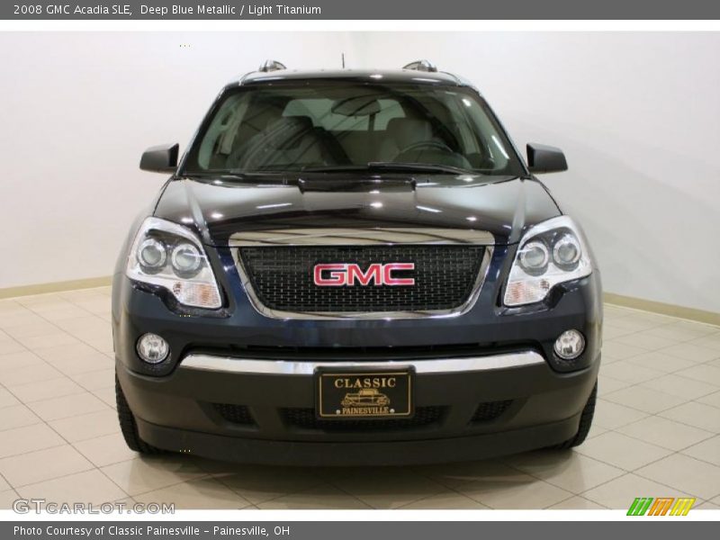 Deep Blue Metallic / Light Titanium 2008 GMC Acadia SLE