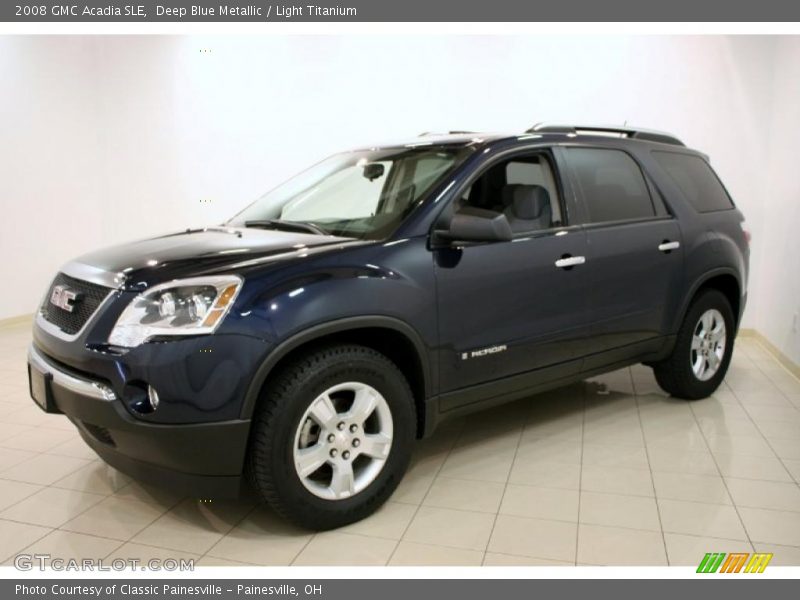 Deep Blue Metallic / Light Titanium 2008 GMC Acadia SLE