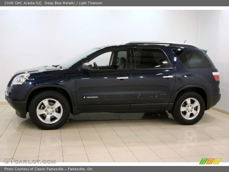 Deep Blue Metallic / Light Titanium 2008 GMC Acadia SLE