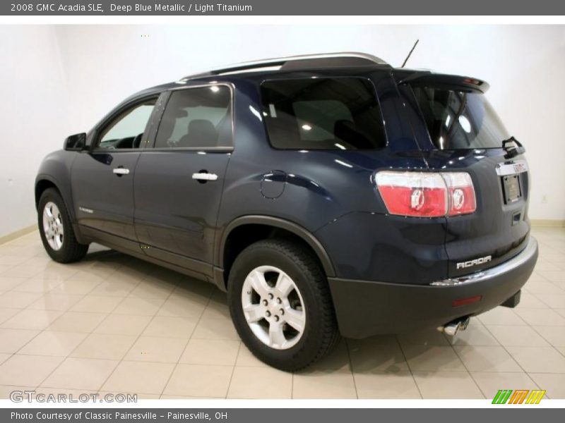 Deep Blue Metallic / Light Titanium 2008 GMC Acadia SLE