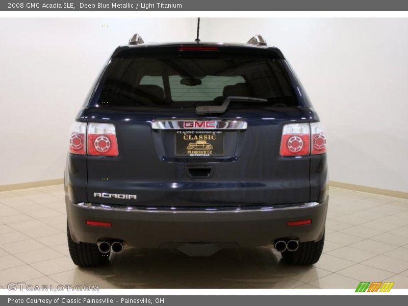 Deep Blue Metallic / Light Titanium 2008 GMC Acadia SLE