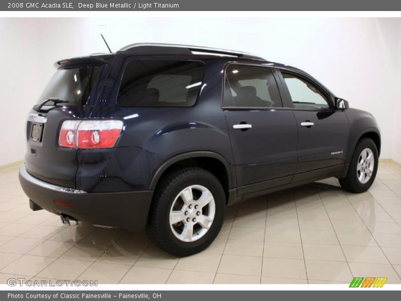 Deep Blue Metallic / Light Titanium 2008 GMC Acadia SLE