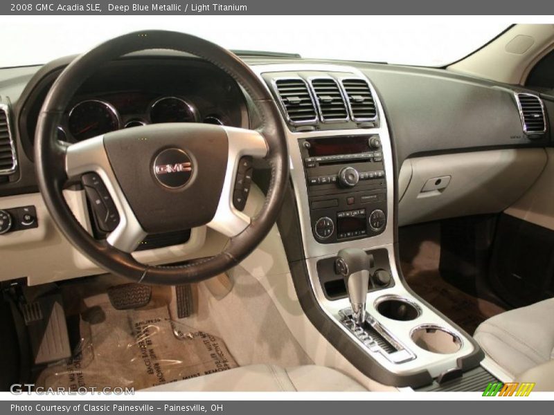 Deep Blue Metallic / Light Titanium 2008 GMC Acadia SLE
