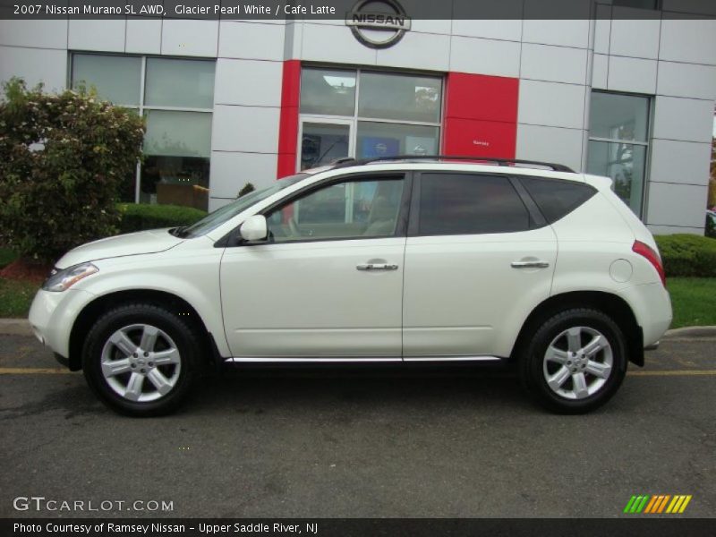 Glacier Pearl White / Cafe Latte 2007 Nissan Murano SL AWD