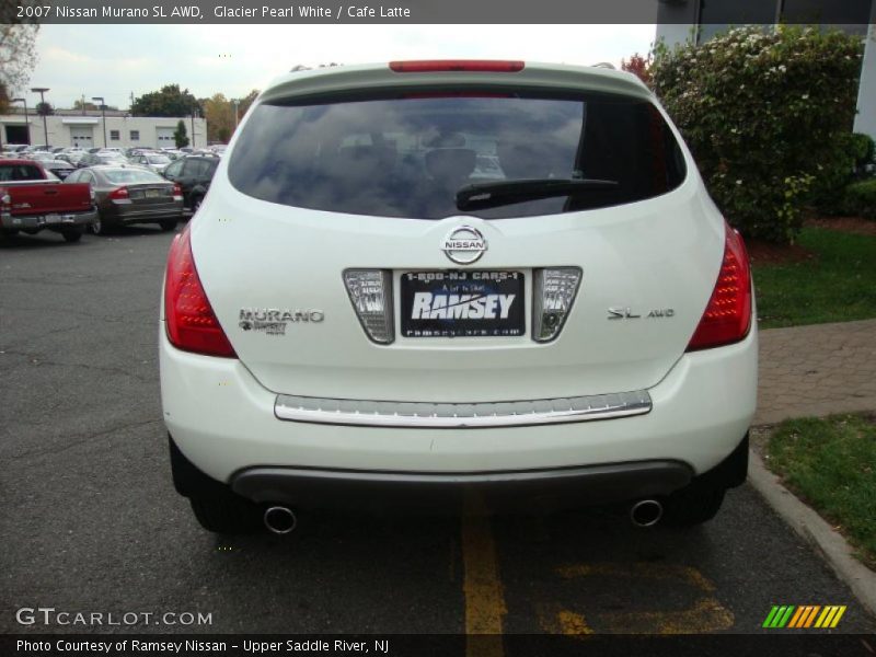 Glacier Pearl White / Cafe Latte 2007 Nissan Murano SL AWD