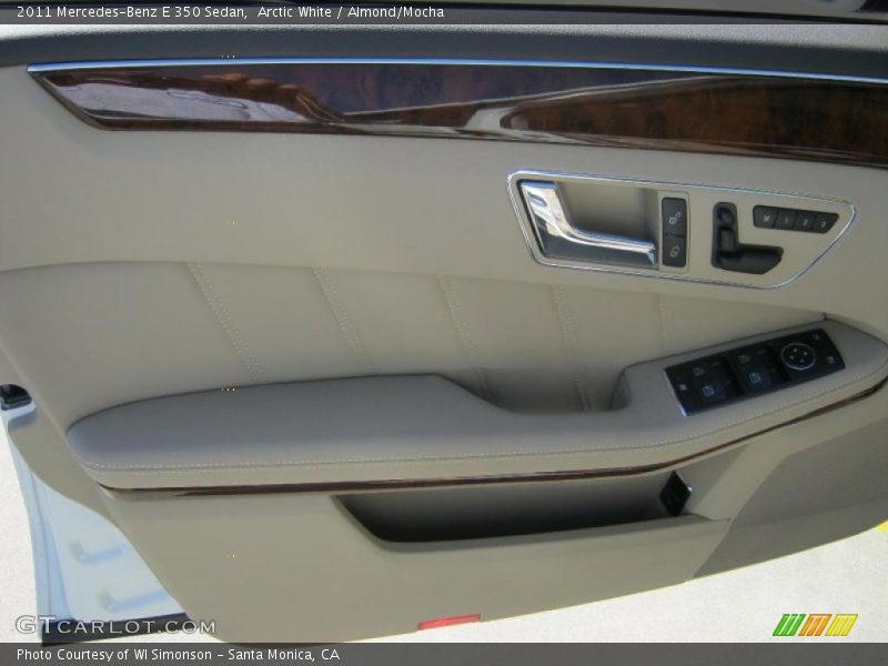 Arctic White / Almond/Mocha 2011 Mercedes-Benz E 350 Sedan