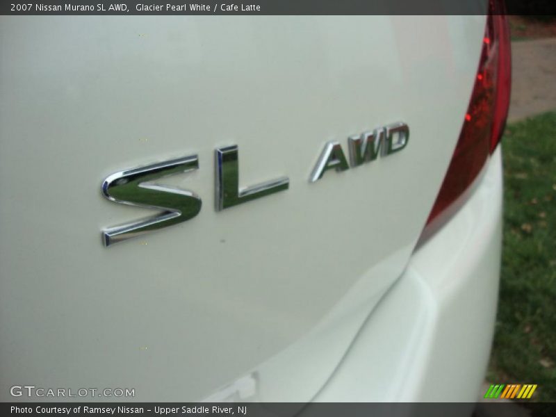 Glacier Pearl White / Cafe Latte 2007 Nissan Murano SL AWD